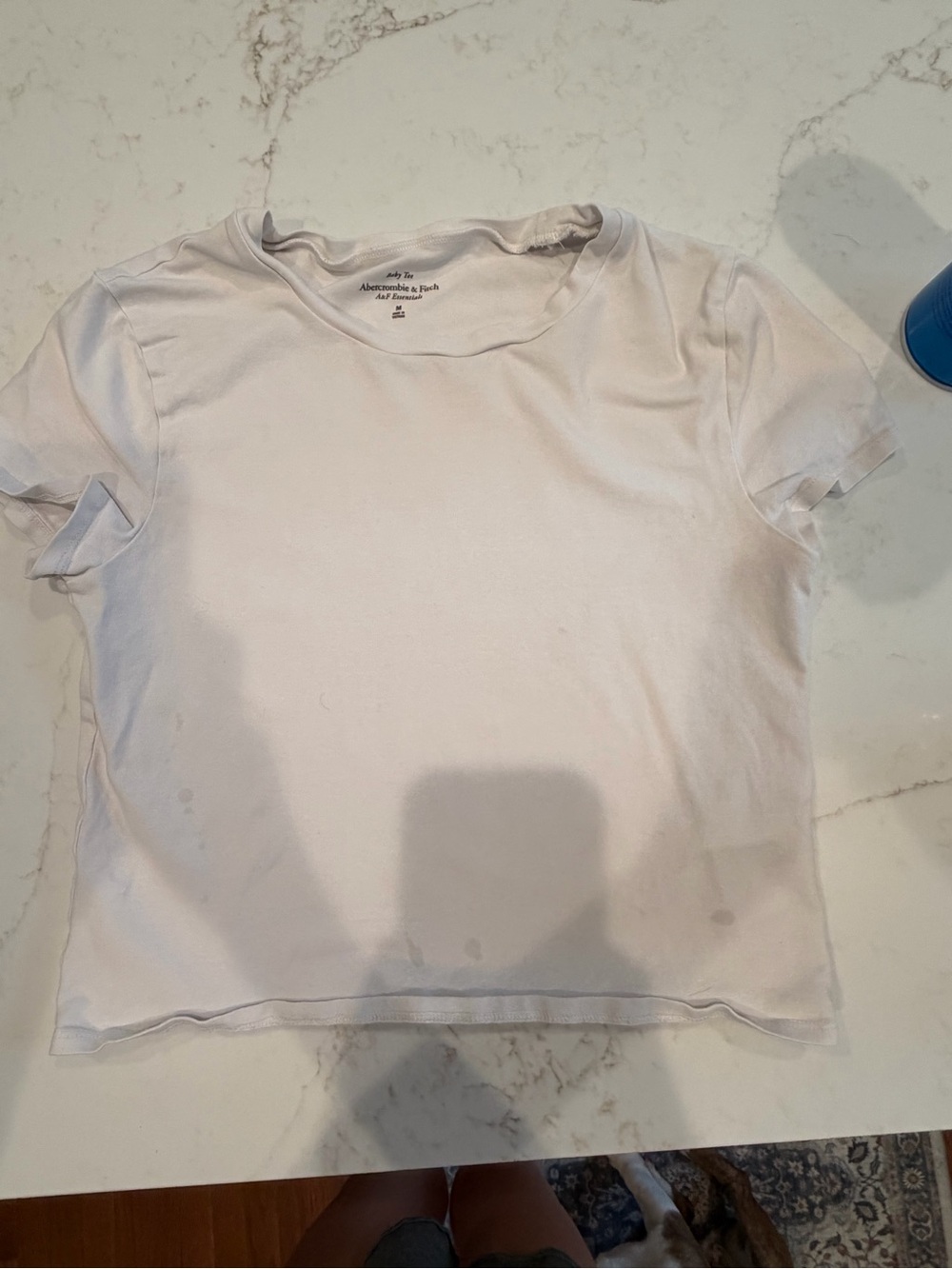 Abercrombie & Fitch Light Pink Baby Tee - Crew Neck